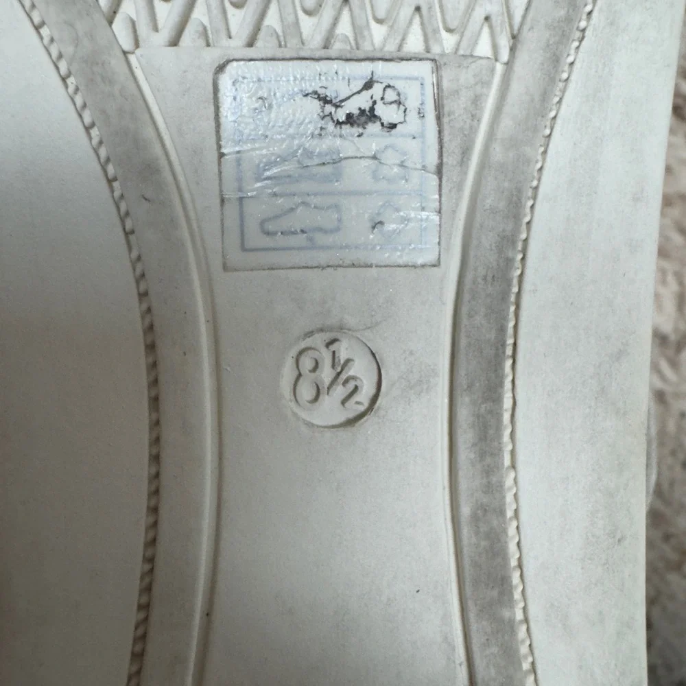 Eileen Fisher Sport Suede Sneaker Sandals 38‎ US7.5 Metallic Leather Back Zip